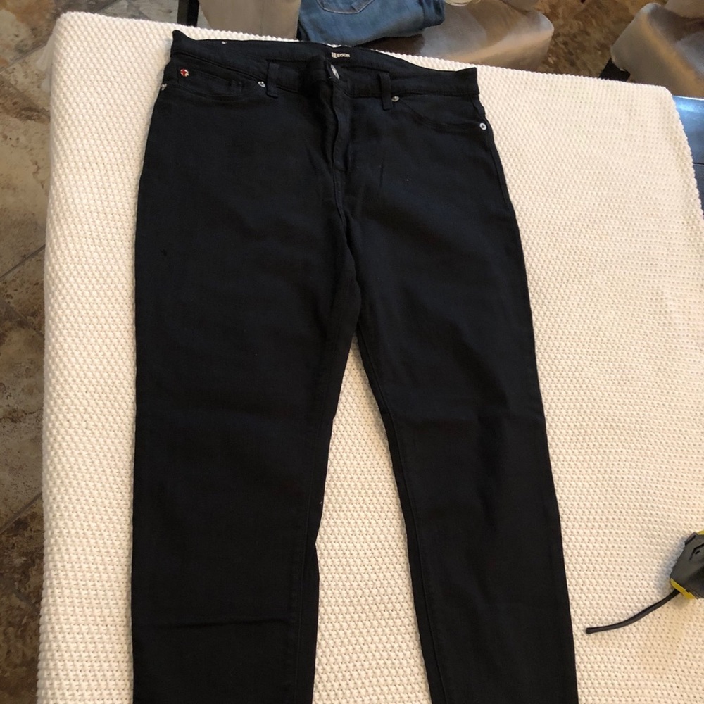 Black Hudson Skinny Jeans w/ Mid-rise